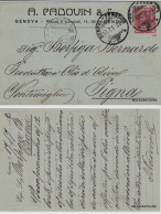 Delcampe - # GENOVA: Testatina- A. PADOVIN & C.   1922 - Genova (Genua)