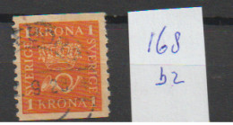Delcampe - 1920 USED Sweden 168bz Watermark KPV - Gebraucht