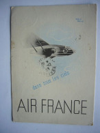 Delcampe - Avion / Airplane / AIR FRANCE / Potez 62 / Dans Tous Les Ciels / Airline Issue - 1919-1938: Fra Le Due Guerre