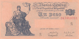 Delcampe - CRBX0147 BILLETE ARGENTINA 1 PESO 1947 SIN CIRCULAR - Argentine