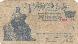 Delcampe - CRBX0148 BILLETE ARGENTINA 50 CENTAVOS 1897 MC - Argentine