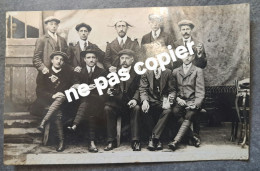 Delcampe - Auby . Carte Photo.equipe Gendarme - Auby
