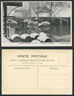 Delcampe - PARIS FLOOD 1910 Old Postcard Entrepot De Bercy Loury & Guiraud Wine Barrel Snow - Catastrofi