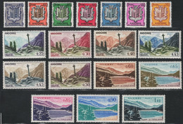 Delcampe - 1961-71 ANDORRA FRANCESE, N. 153A/163 MNH/** - Autres & Non Classés