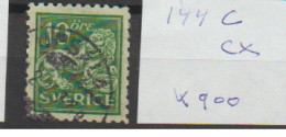 Delcampe - 1920 USED Sweden 144C Cx Watermark / - Gebraucht