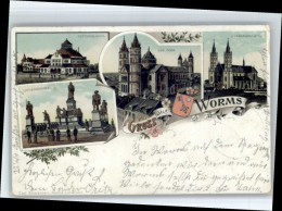 Delcampe - Worms Liebfrauen Kirche Festspielhaus Luther Denkmal - Worms