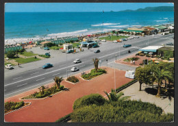 Delcampe - Italy - Marina Di Massa - Viali Lungomare Seafront Avenue And Beach - 1968 - Posted - Massa