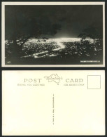 Delcampe - Australia Adelaide City Lights By Night Old Real Photo Postcard Valentine's R.P. - Autres & Non Classés