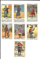 Delcampe - Y955 - IMAGES CHOCOLAT UNION - INSTRUMENTS DE MUSIQUE - COR HARPE MANDOLINE CASTAGNETTES TAMBOUR TAMTAM - Andere & Zonder Classificatie