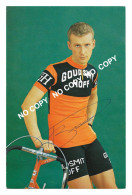 Delcampe - CARTE CYCLISME HENK BENJAMINS TEAM GOUDSMIT 1971 ( FORMAT 9,7 X 15 ) - Radsport