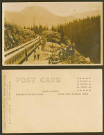 Delcampe - Canada Old Real Photo Postcard, At Albert Canyon, Along Canadian Pacific Railway - Ohne Zuordnung