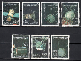 Delcampe - Cambodia 1987 Mi 855-861 MNH (ZS8 CMB855-861) - Otros & Sin Clasificación