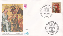 Delcampe - Germany - Berlin - Bertramsaltar - Hamburg Kunstahlle - FDC - 1981-1990