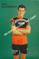 Delcampe - CARTE CYCLISME CEES RENTMEESTER TEAM GOUDSMIT 1971 ( FORMAT 9,7 X 15 ) - Radsport