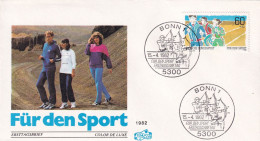 Delcampe - Germany - Bonn - Fur Den Sport - FDC - 1981-1990