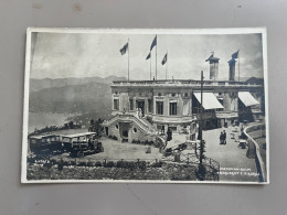 Delcampe - PORTOFINO ( GENOVA ) KULM RESTAURANT E PIAZZALI 1909 AUTO D’EPOCA FOTOGRAFICA - Genova (Genua)