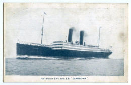 Delcampe - ANCHOR LINE TWIN S. S. CAMERONIA - Dampfer