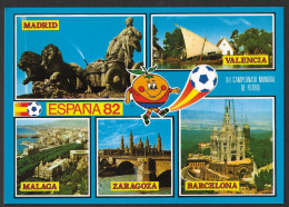 Delcampe - Spain - Multi-view - XII Campeonato Mundial De Futbol Espana 82 Naranjito Mascot - Fussball
