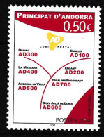 Delcampe - Andorre // 2004 Codi Postal - Unused Stamps