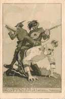 Delcampe - Co347 Cartolina Militare Satirica Passammo Le Alpi!  Vedi Retro - Sonstige & Ohne Zuordnung