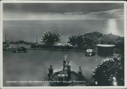 Delcampe - Ah692 Cartolina Cetraro Piazza Del Popolo E Fontana Nettuno Provincia Di Cosenza - Cosenza