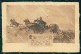 Delcampe - Militari 27° Reggimento Artiglieria Da Campagna 1931 Cartolina XB6425 - Regimente