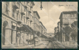 Delcampe - La Spezia Città Tram Carretto ABRASA Cartolina QZ7262 - La Spezia