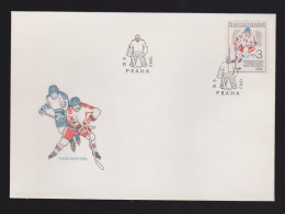 Delcampe - FDC Eishockey-WM Prag Und Bratislava, 1992 - FDC