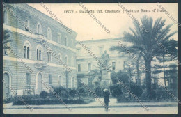 Delcampe - Lecce Città Banca D'Italia Cartolina ZB6150 - Lecce