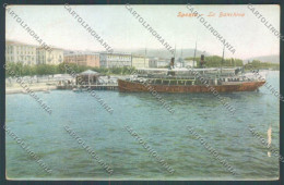 Delcampe - La Spezia Città ABRASA PIEGHINA Cartolina ZT7125 - La Spezia