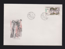 Delcampe - 4 FDC's Ereignisse Des Zweiten Weltkrieges, Komplette Serie, 1992 - FDC