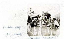 Delcampe - D76 - MESNIL-VAL - CARTE PHOTO PRIVEE < A LA PLAGE,  LES ENFANTS S'AMUSENT - Mesnil-Val