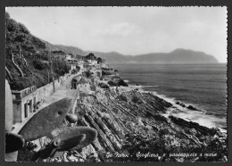 Delcampe - Italy - Genoa - Nervi Scogliera E Passeggiata A Mare Anita Garibaldi - 1954 - Posted - Genova (Genua)