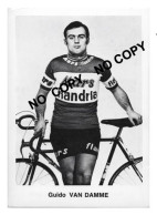 Delcampe - CARTE CYCLISME GUIDO VAN DAMME TEAM MARS FLANDRIA 1971 ( FORMAT 9,5 X 13,5  ) - Radsport