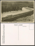 Delcampe - Canada Canadian Pacific Railway Train In Rockies Diesel Locomotives Old Postcard - Non Classés