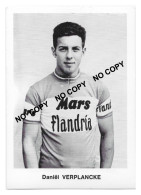 Delcampe - CARTE CYCLISME DANIEL VERPLANCKE TEAM MARS FLANDRIA 1971 ( FORMAT 9,5 X 13,5,) - Radsport