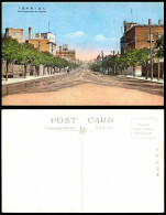 Delcampe - China C.1930 Old Colour Postcard Oku-Machi-Dori Street Scene, Dairen, Manchuria - China