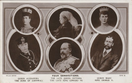 Delcampe - Carte Postale Philco Manuscrite Et Timbrée : 3518 B Four Generations Anglaises - Königshäuser
