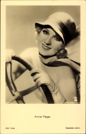 Delcampe - CPA Schauspielerin Anita Page, Portrait Am Lenkrad, Hut, Ross 6937 2 - Actores