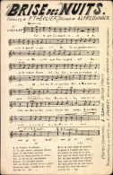 Delcampe - Chanson CPA Brise Des Nuits, P. Théolier, Alfreid D'Hack - Kostums