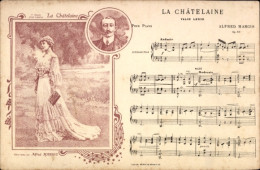 Delcampe - Chanson CPA La Chatelaine, Alfred Margis - Kostums