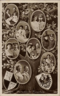 Delcampe - CPA Deutschlands Kaiserhaus Unter Kaiser Wilhelm II, Kaiserin Augusta Victoria, Prinzen Mit Gattinnen - Königshäuser