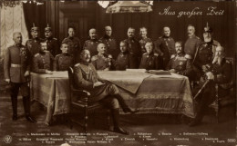 Delcampe - CPA Aus Großer Zeit, Kaiser Wilhelm II, Prinzen, Generalstab, Hindenburg, Ludendorff, Moltke, Tirpitz - Königshäuser