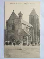 Delcampe - RIVA BELLA (Calvados) L'Eglise De Ouistreham Carte Postale - Riva Bella
