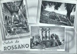 Delcampe - Ao607 Cartolina Saluti Da Rossano Provincia Di Cosenza - Cosenza