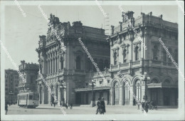 Delcampe - Am700 Cartolina Fotografica Genova Citta' Tram Stazione Brignole 1930 - Genova (Genua)