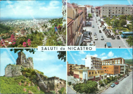 Delcampe - Ao678 Cartolina Saluti Da Nicastro Provincia Di Catanzaro - Cosenza