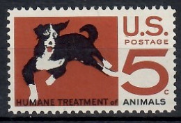 Delcampe - United States Of America 1966 Mi 898 MNH (ZS1 USA898) - Hunde