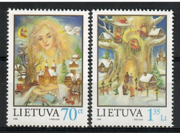 Delcampe - Lithuania 1998 Mi 680-681 MNH (ZE3 LTH680-681) - Hunde