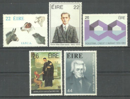 Delcampe - Ireland 1983 Mi 515-519 MNH (ZE3 IRL515-519) - Hoftiere